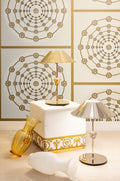 Versace 6-Vliestapete Vinyltapete Weis Medusakopf