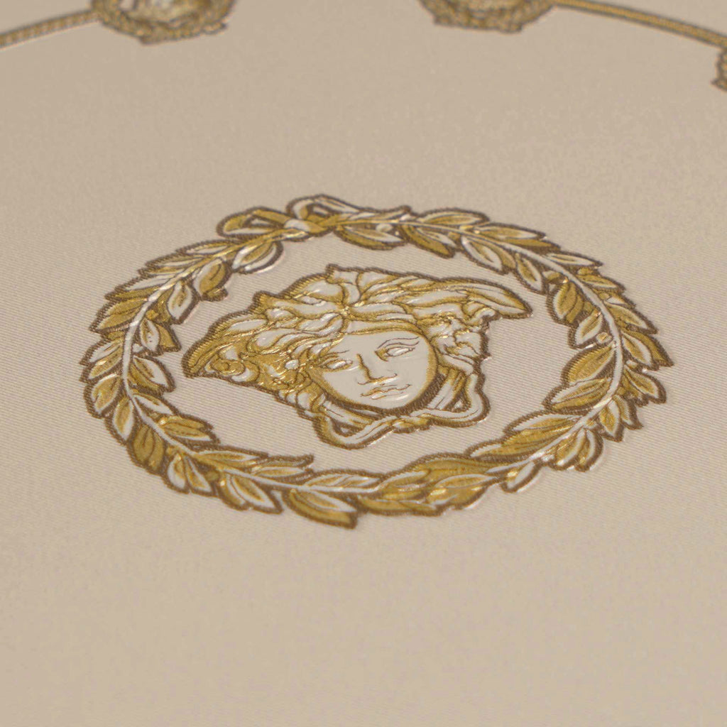 Versace 6-Vliestapete Vinyltapete Beige Medusakopf