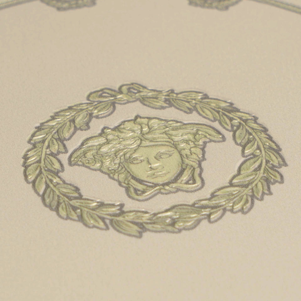 Versace 6-Vliestapete Vinyltapete Grau Medusakopf