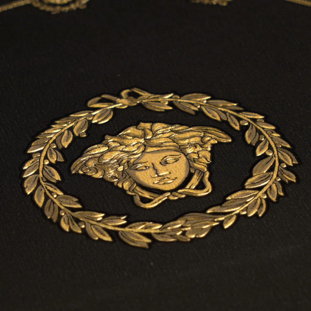 Versace 6-Vliestapete Vinyltapete Schwarz Medusakopf