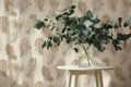 Hochwertige Vliestapete Beige Asiatisch