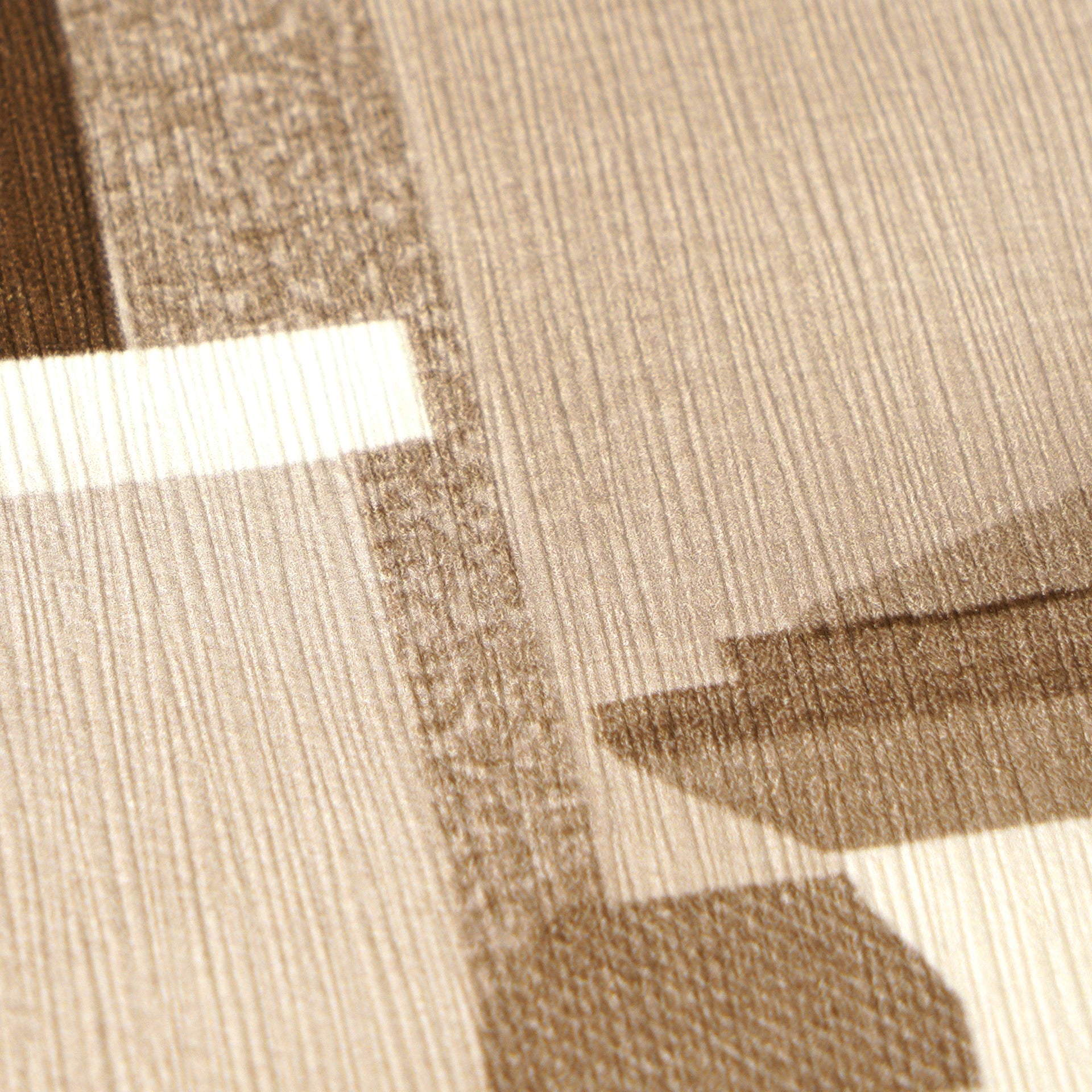 Hochwertige Vliestapete Braun Geometrisch