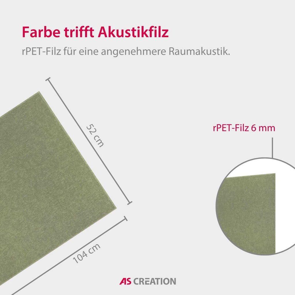 Panel Modular Wall - Sage Green 104 x 52 x 0.6 cm (13674-2) - Imagen 7