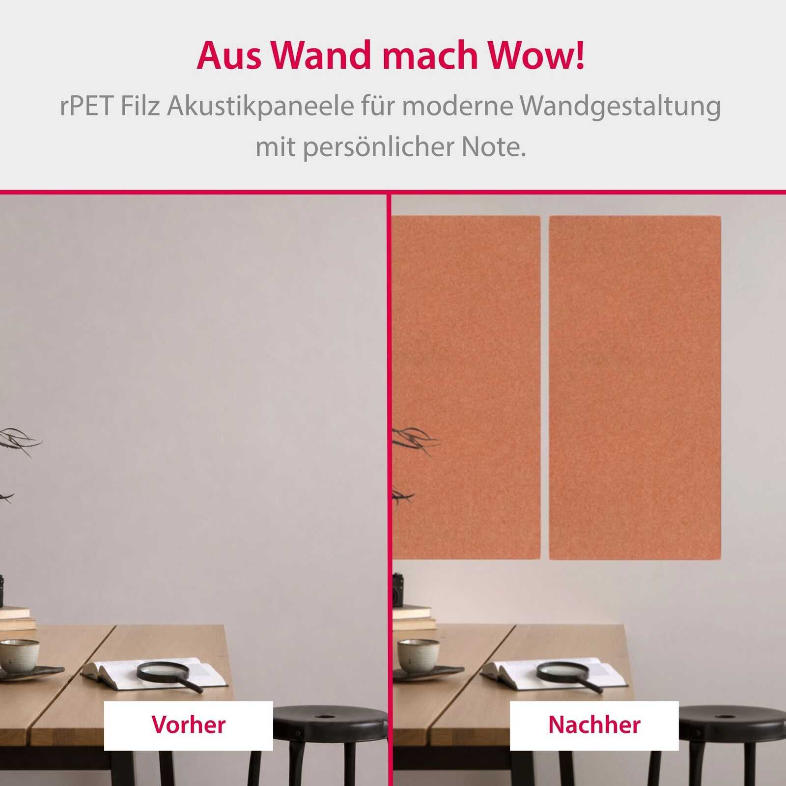 Panel Modular Wall - Coral Peach 104 x 52 x 0.6 cm (13674-8) - Imagen 5