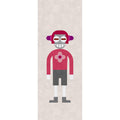 Fotomural Walls by Patel - We are family 2 - wallpaper pop art figure - concrete structure - beige, grey