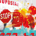 Fotomural Traffic sign - Urban Design sign forest mural - AP Digital 1