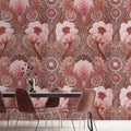 Fotomural Walls by Patel - Chateau 2 - pink mural ornaments in opulent style