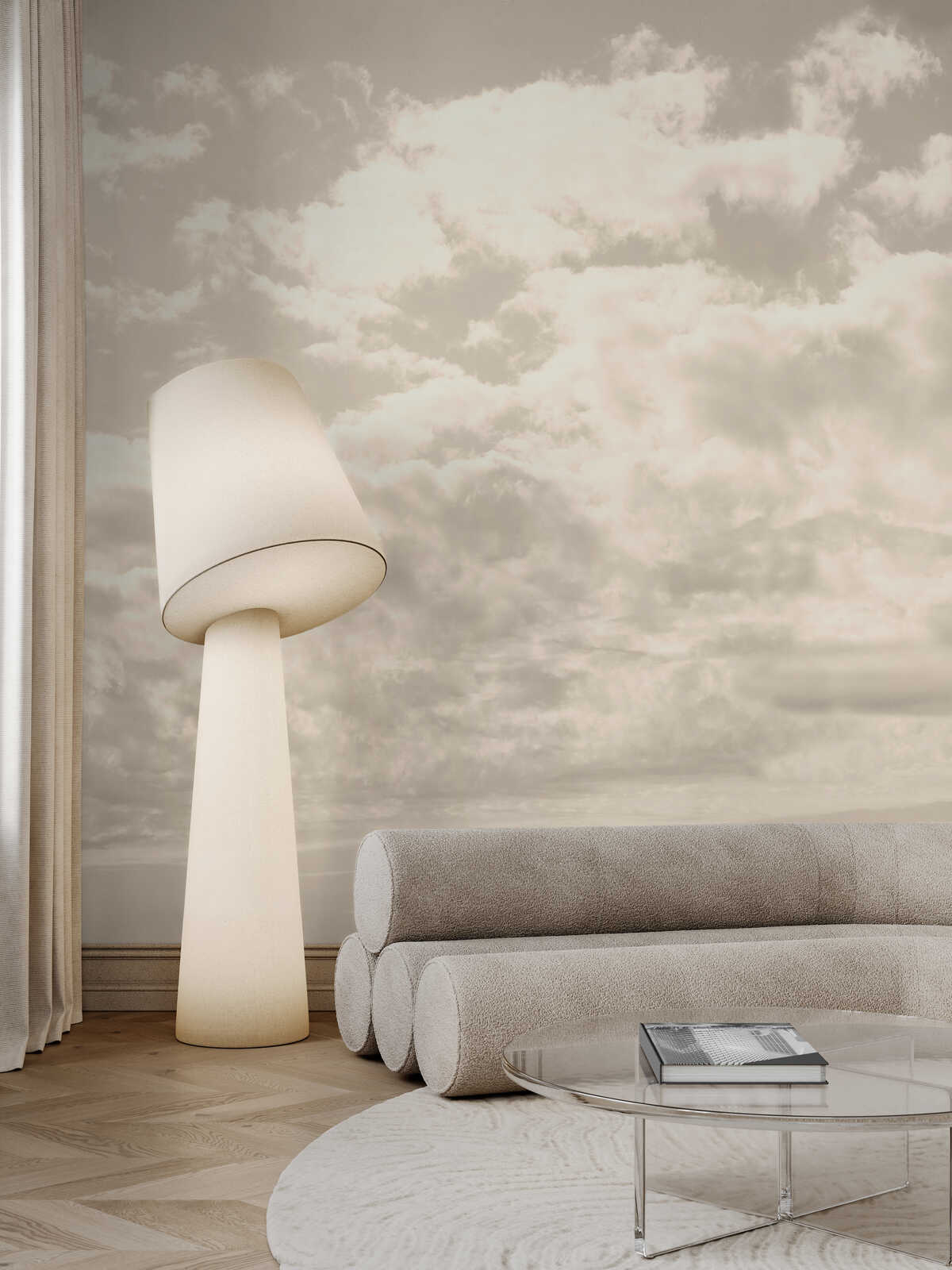 Fotomural Panel XXL 5 - Graphic wall mural sky with clouds on premium smooth nonwoven