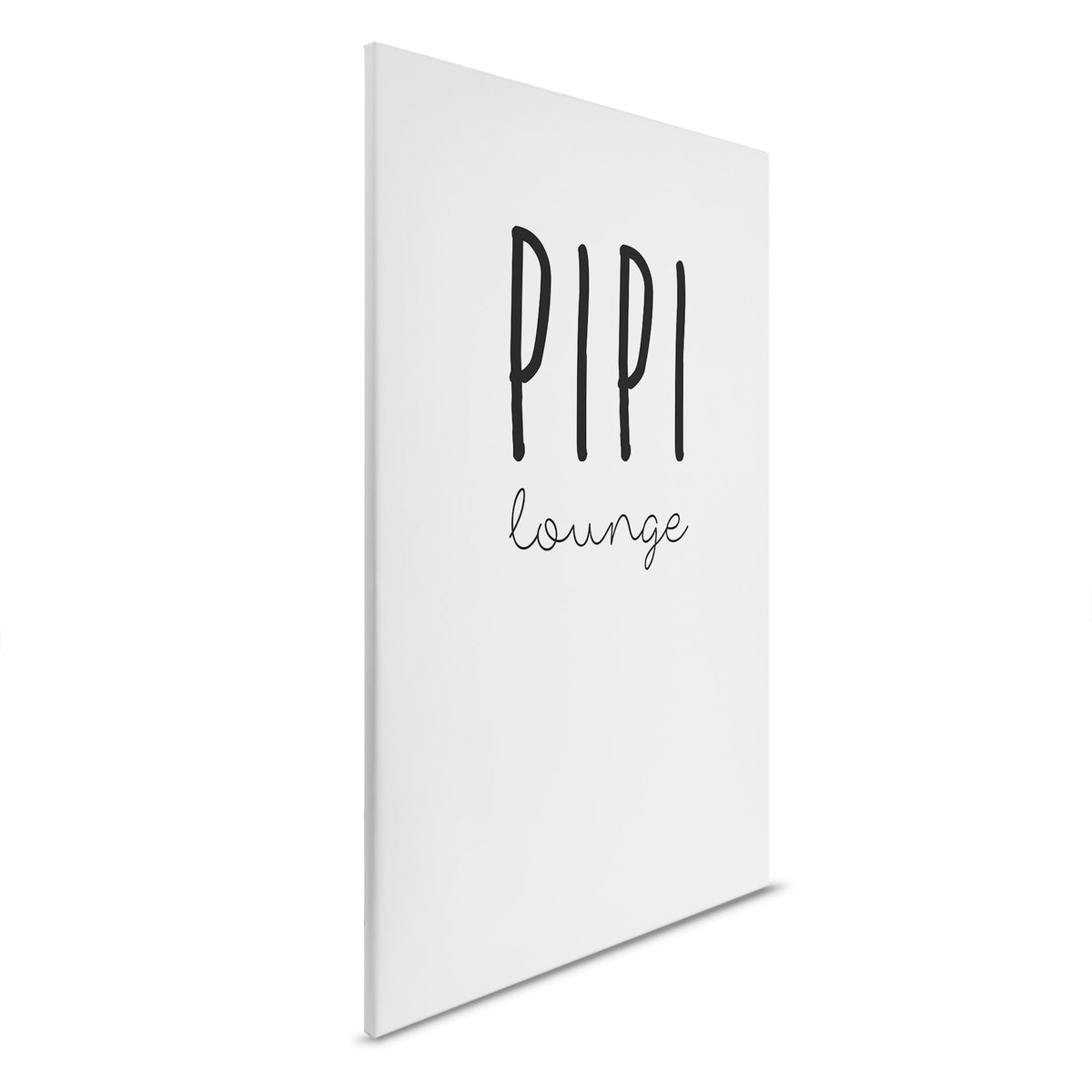 Lienzo Pipi Lounge - Tipo de pared divertido para aseos de invitados
