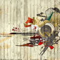 Fotomural Panel XXL 5 - Desgin street style mural on concrete wall on premium smooth vinyl
