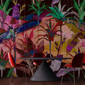 Fotomural Walls by Patel - Palmyra 1 - jungle mural colourful & abstract leaves