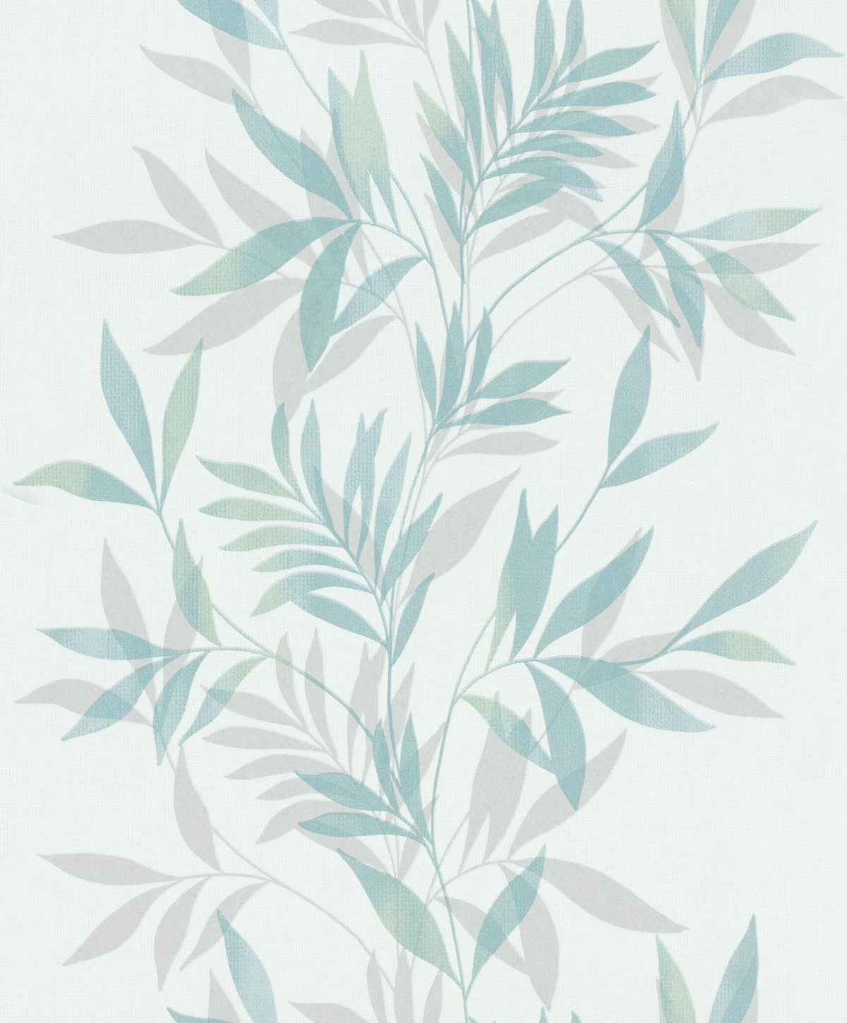 Papel pintado tejido no tejido plantas y botánica blanco y verde - Marburg - Imagen 4