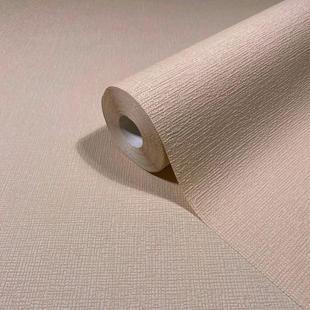 Vliestapete beige einfarbig