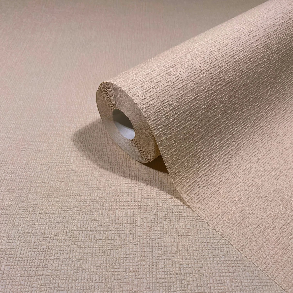 Vliestapete beige einfarbig
