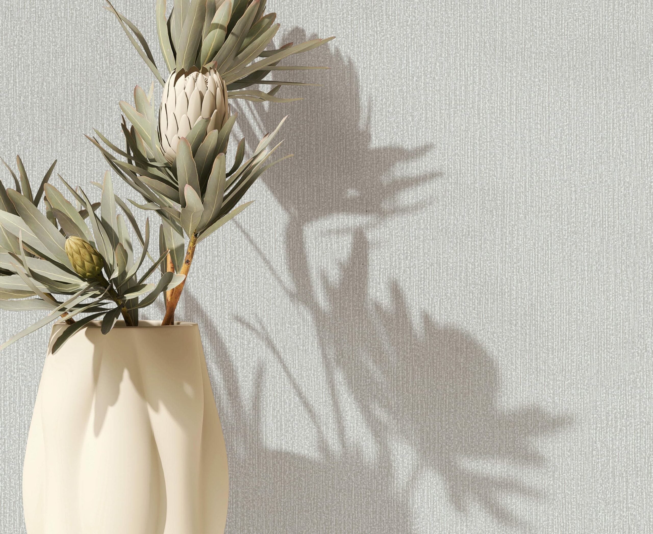 Vliestapete beige einfarbig