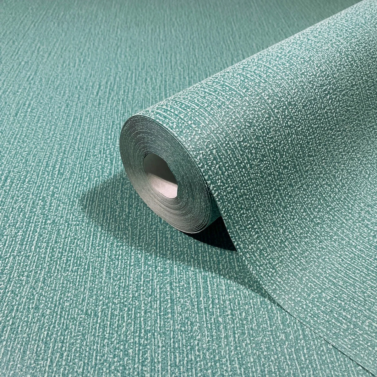 Papel pintado tejido no tejido liso verde - Marburg - Imagen 3