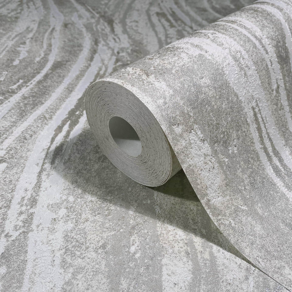 Vliestapete beige, grau grafik