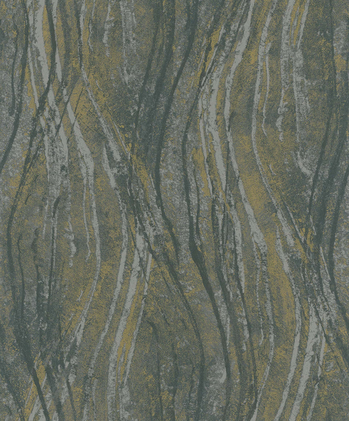 Papel pintado tejido no tejido gráfico gris y amarillo - Marburg - Imagen 4