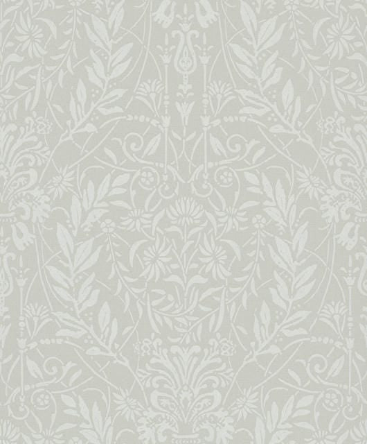 Vliestapete grau, beige pflanzen