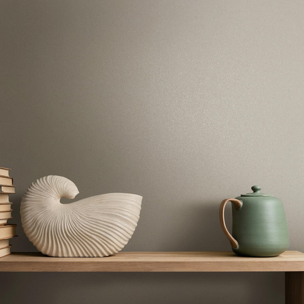 Vliestapete grau, beige einfarbig