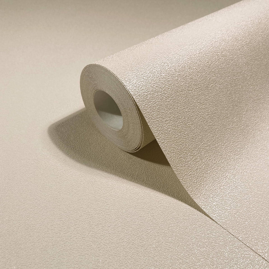 Vliestapete beige einfarbig
