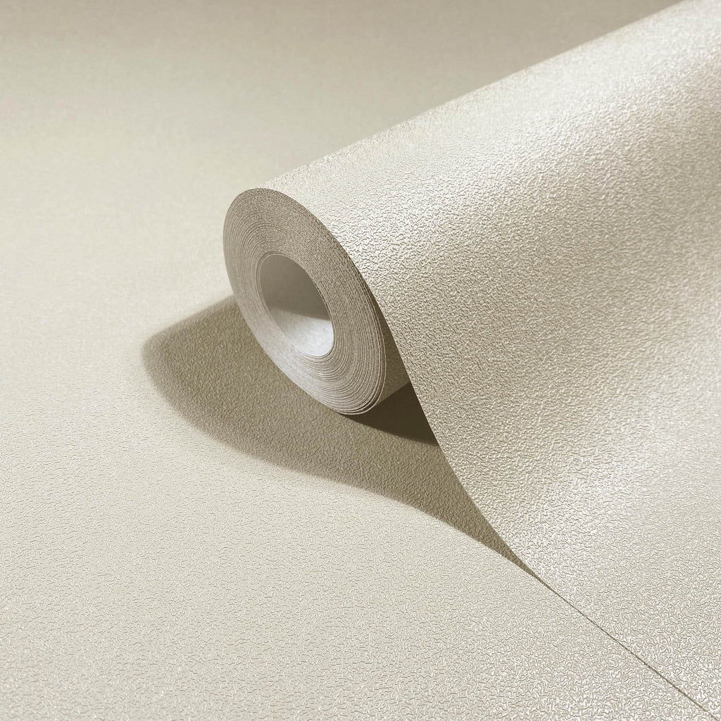 Vliestapete beige einfarbig
