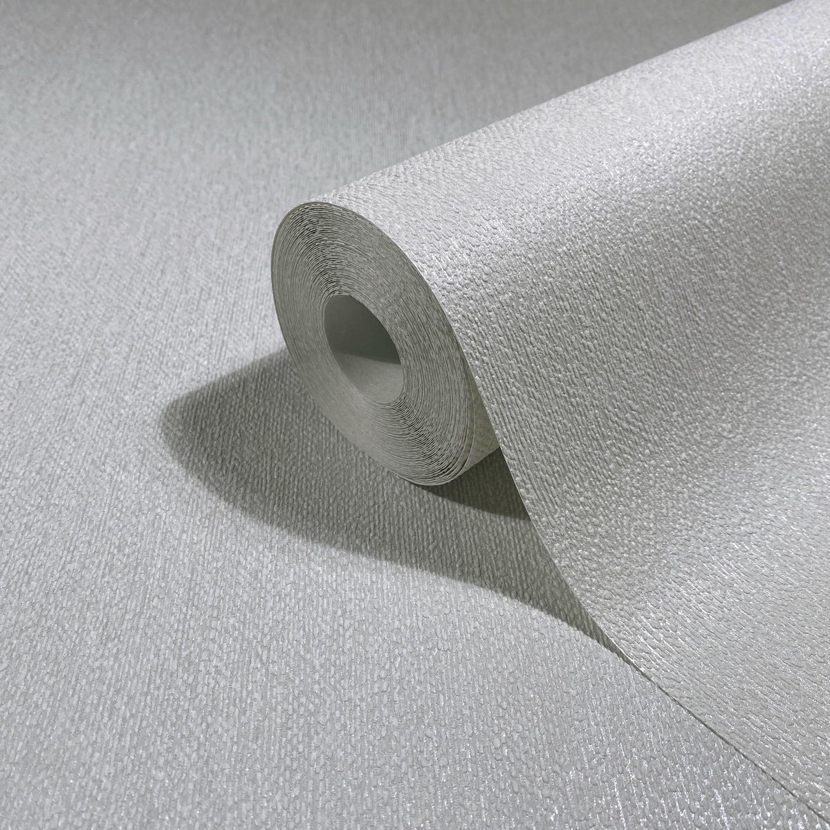 Papel pintado tejido no tejido liso blanco y gris - Marburg - Imagen 3