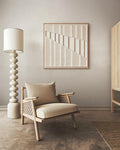 Vliestapete beige, grau einfarbig