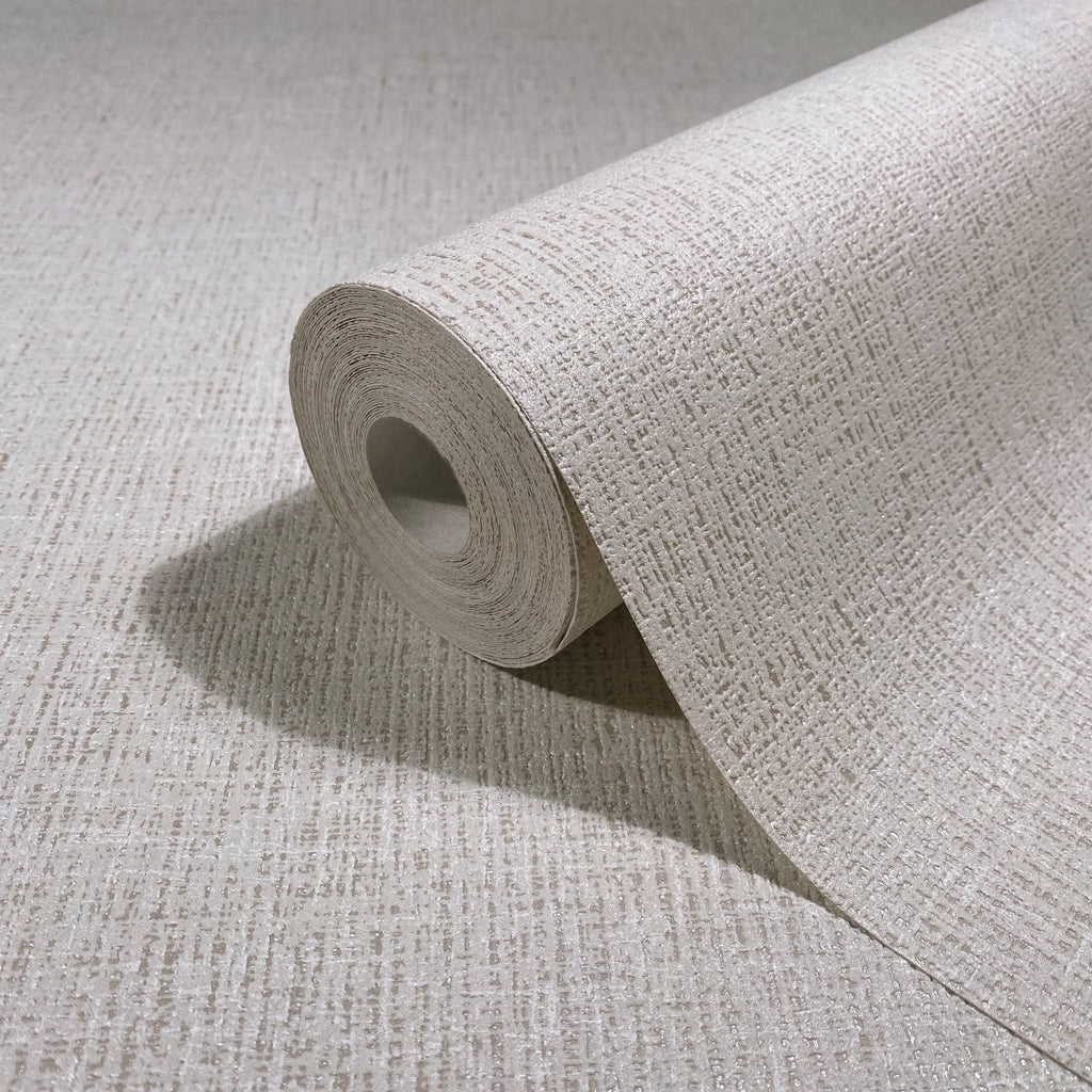 Vliestapete beige einfarbig