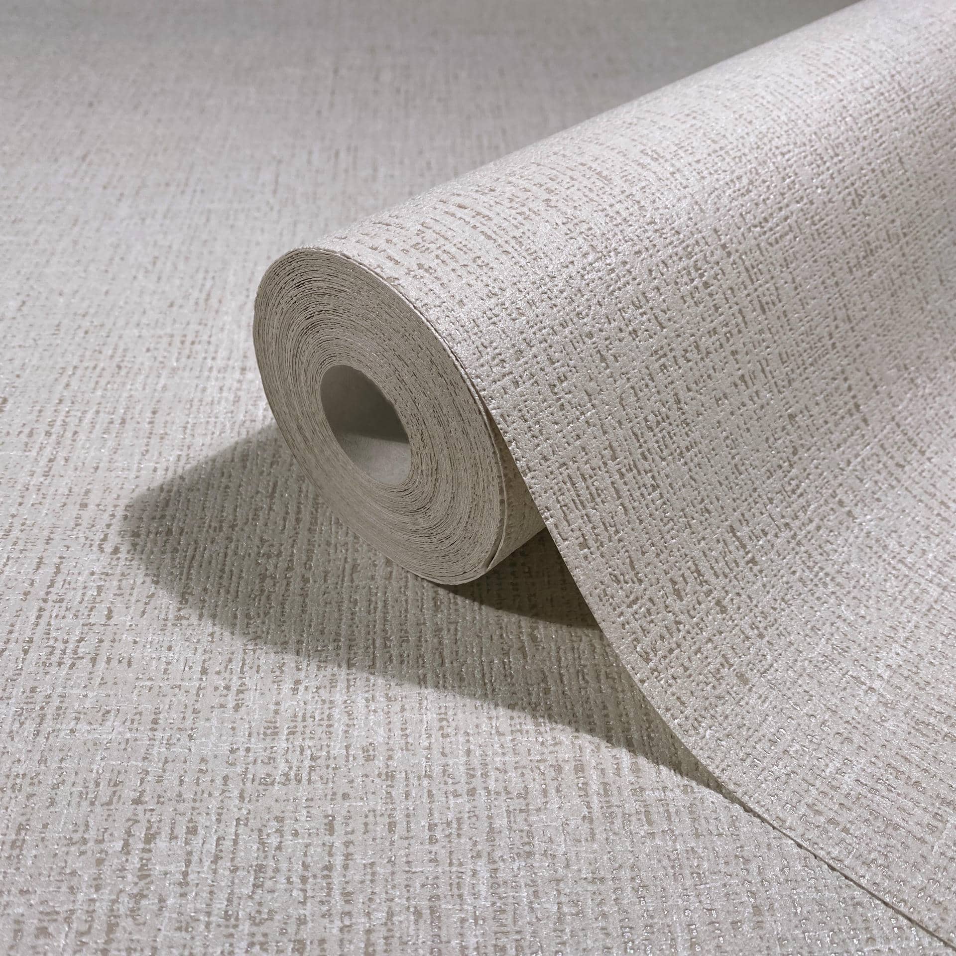 Vliestapete beige einfarbig