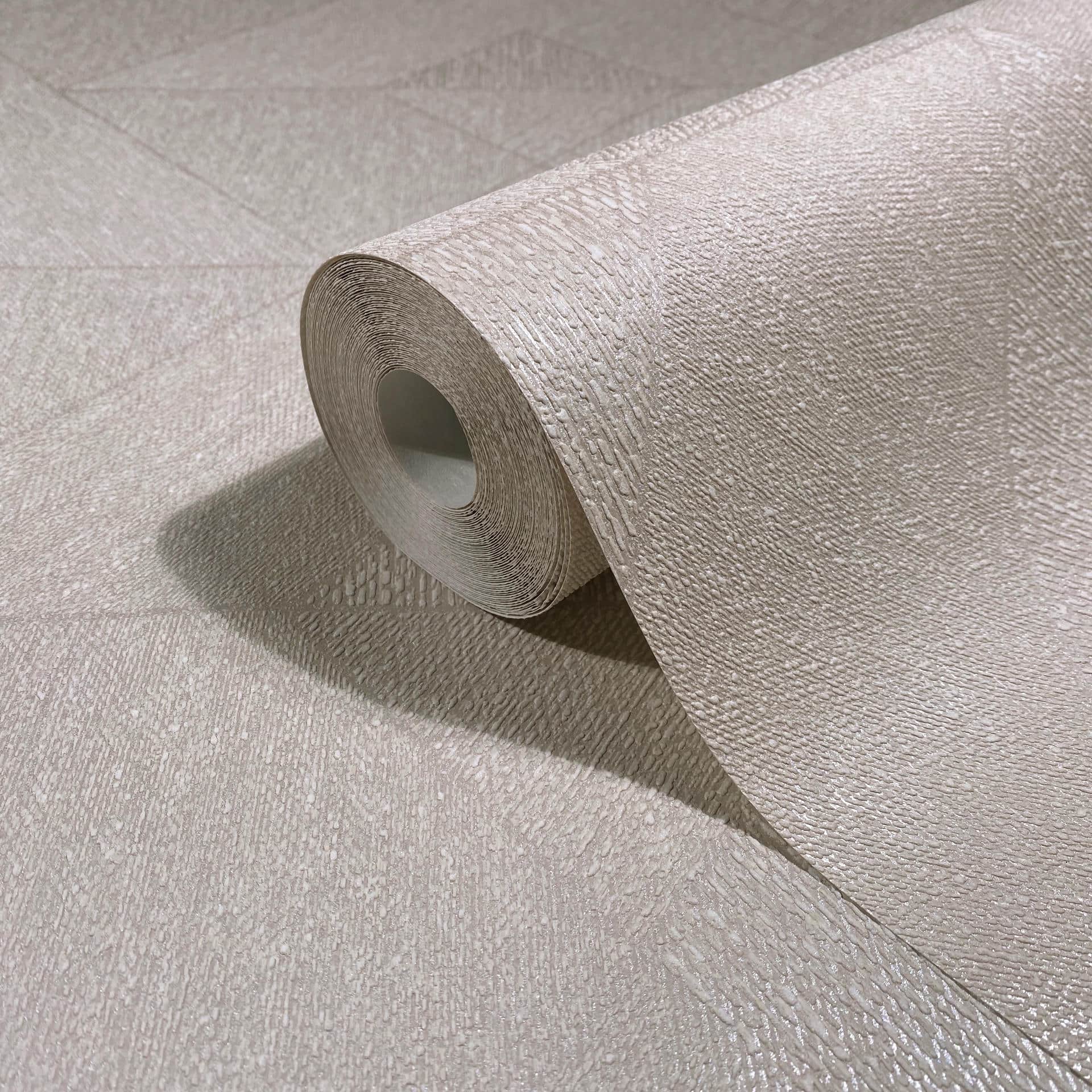 Vliestapete beige grafik