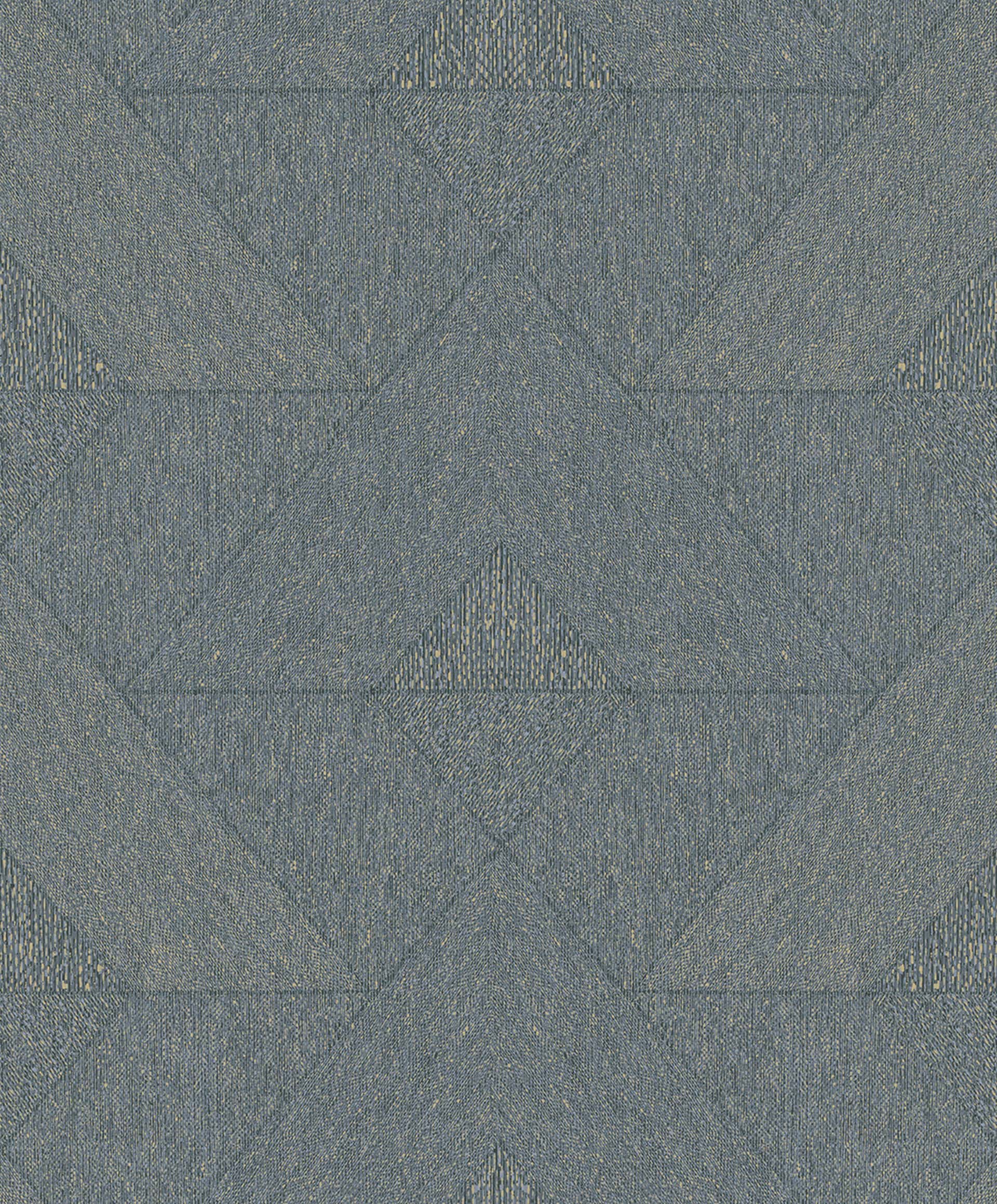 Vliestapete schwarz, blau grafik