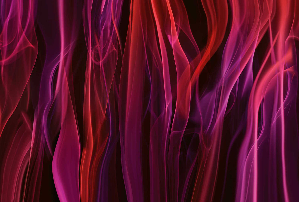 Fotomural Photo wallpaper red smoke - red, purple, black - DD Motive 2