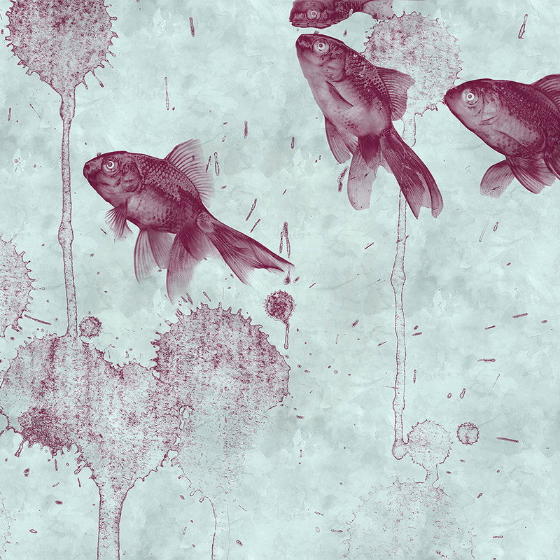 Fotomural Walls by Patel - Modern mural fish design in watercolour style