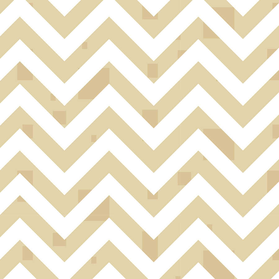 Fotomural Panel XXL 5 - Design wallpaper zig zag pattern with small squares yellow on premium smooth non-woven