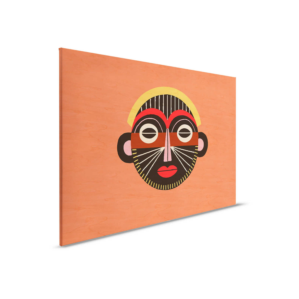 Ultramar 2 - Lienzo Etno Pintura Máscara en Diseño Tribal