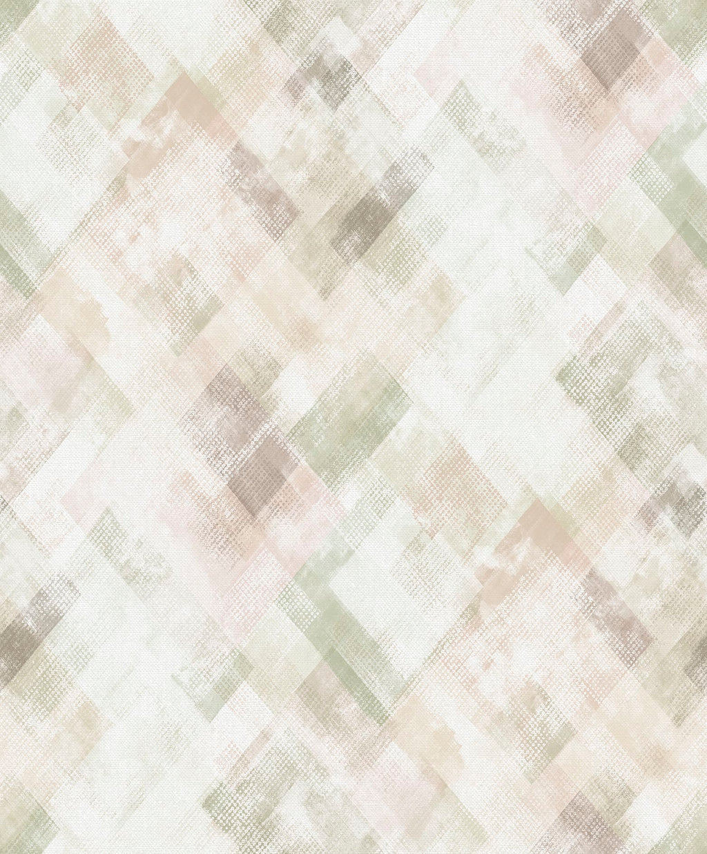 Vliestapete beige, grün grafik