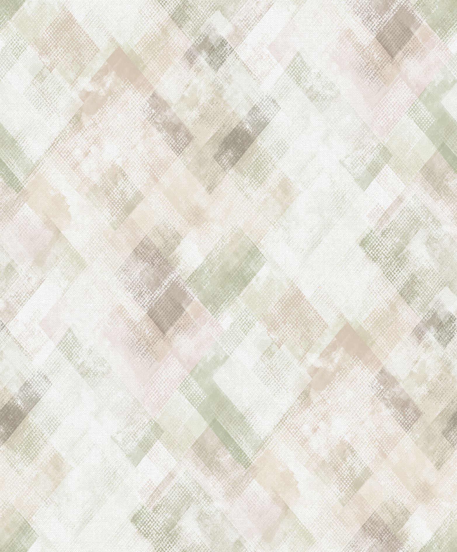 Vliestapete beige, grün grafik
