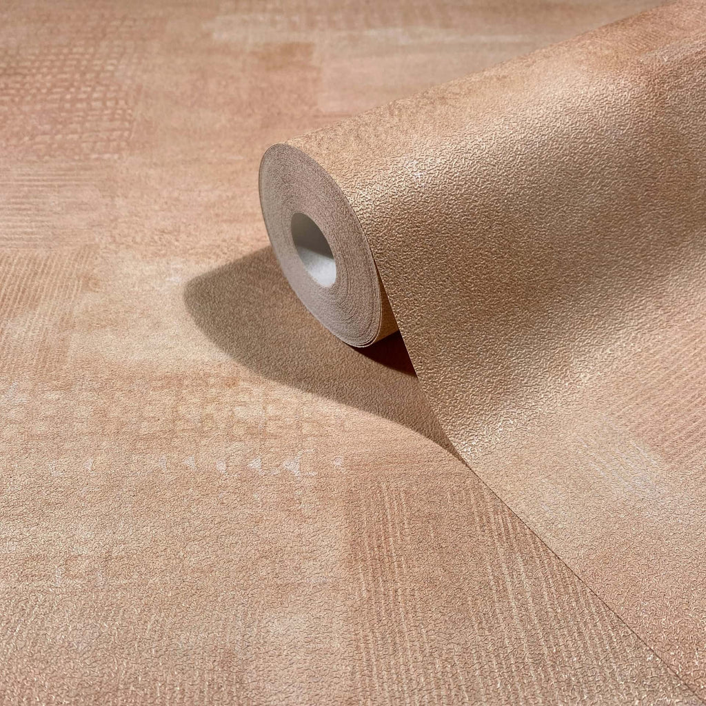 Vliestapete braun einfarbig