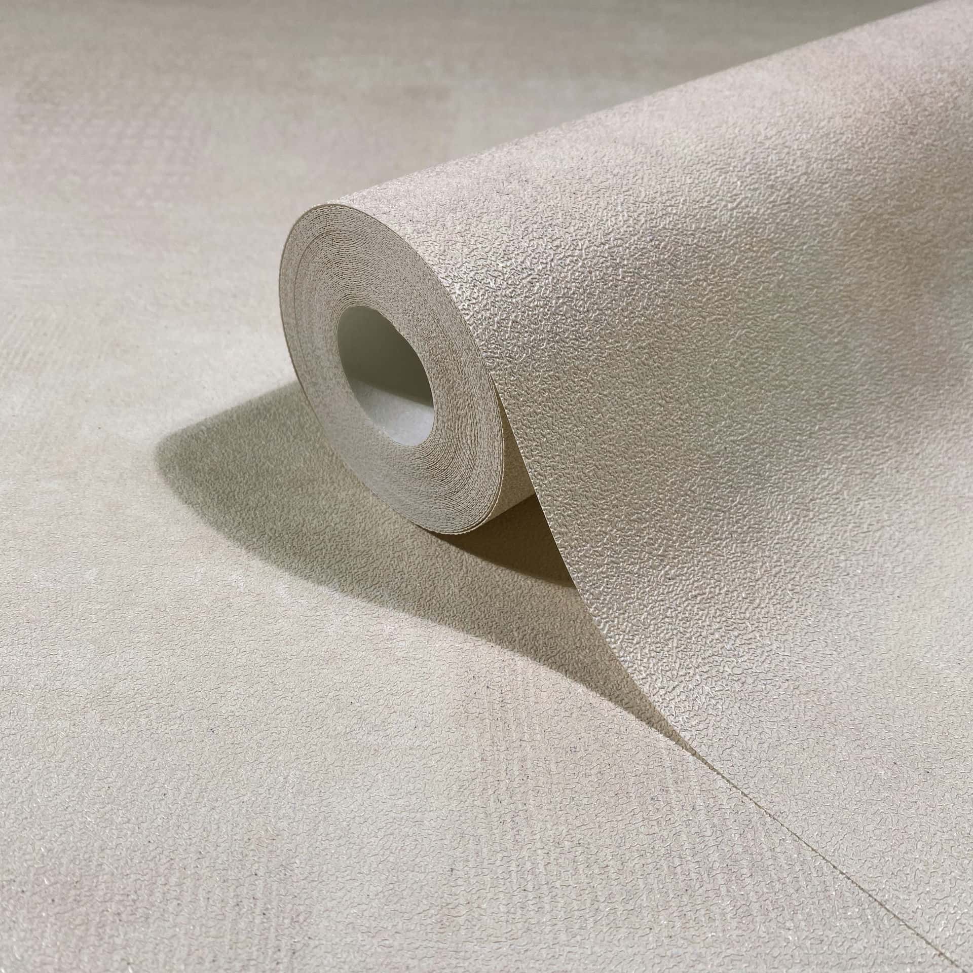 Vliestapete beige einfarbig