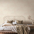 Papel pintado tejido no tejido liso beige - Marburg - Imagen 1