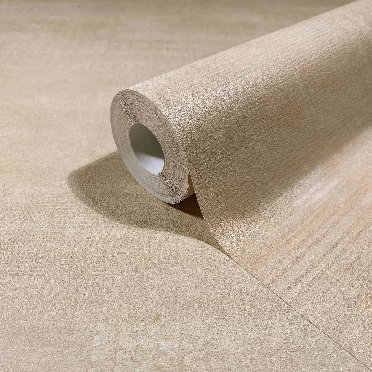 Papel pintado tejido no tejido liso beige y marrón - Marburg - Imagen 3