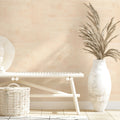 Vliestapete beige einfarbig