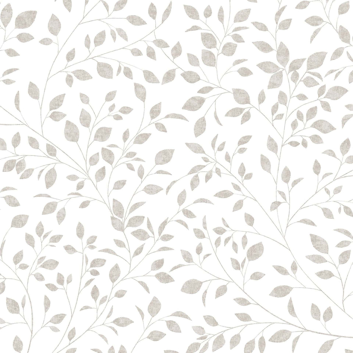 Papel pintado tejido no tejido plantas y botánica blanco y gris - Marburg - Imagen 4