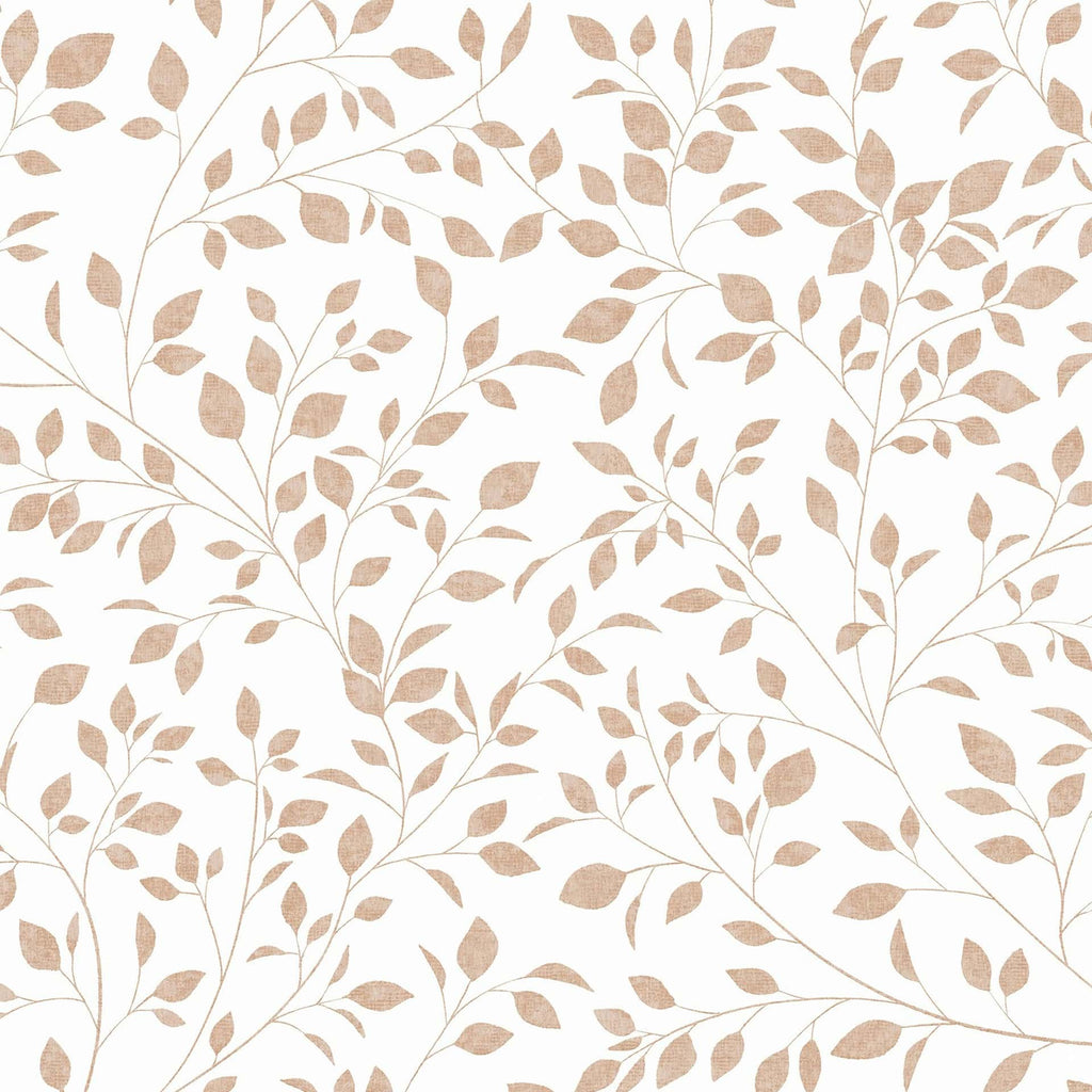 Vliestapete weiß, beige pflanzen
