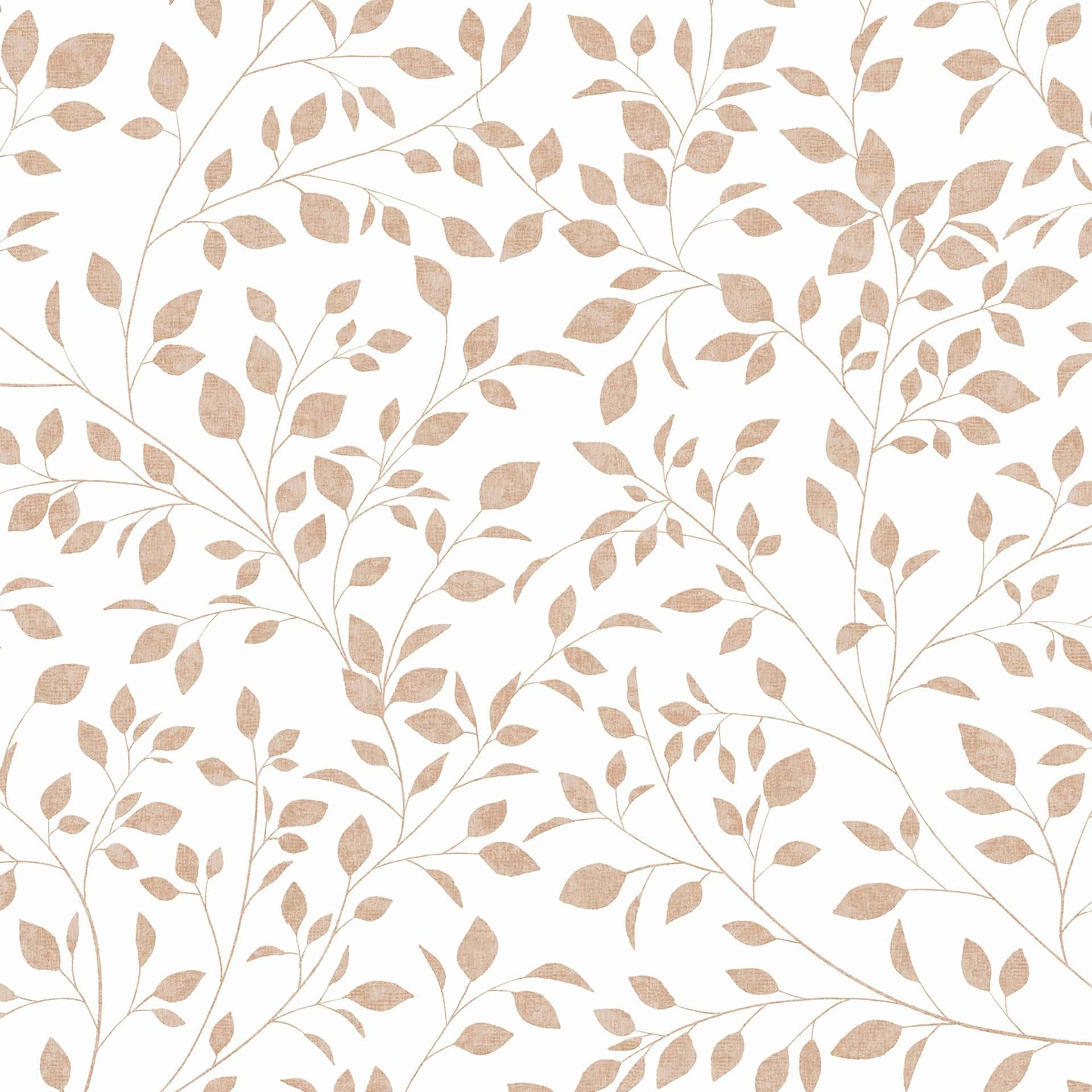 Vliestapete weiß, beige pflanzen