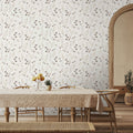 Vliestapete beige pflanzen