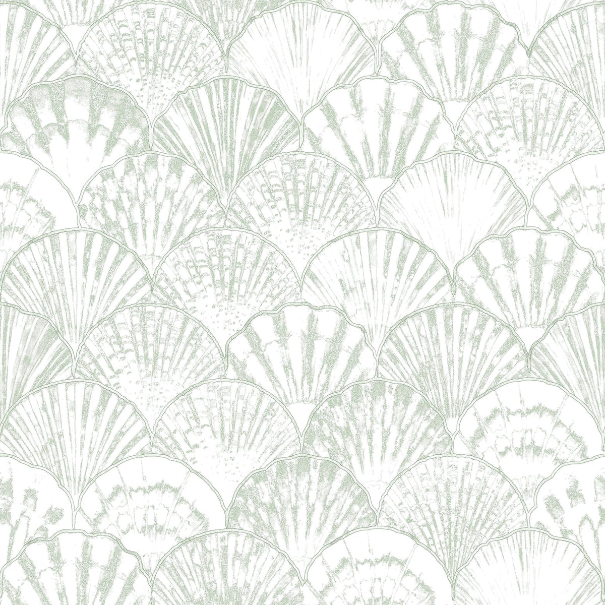 Papel pintado tejido no tejido gráfico blanco y verde - Marburg - Imagen 1