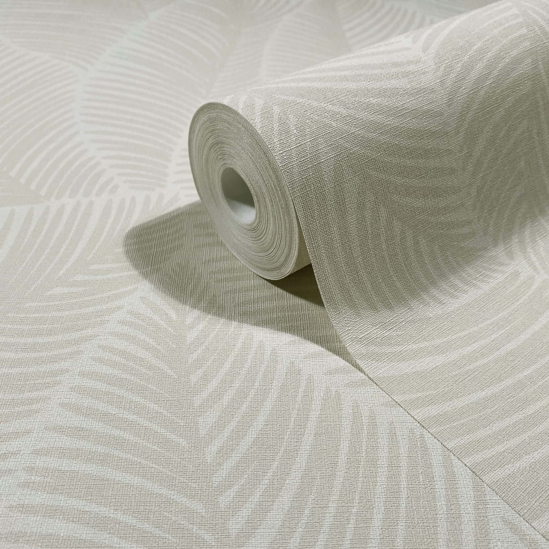 Vliestapete beige pflanzen