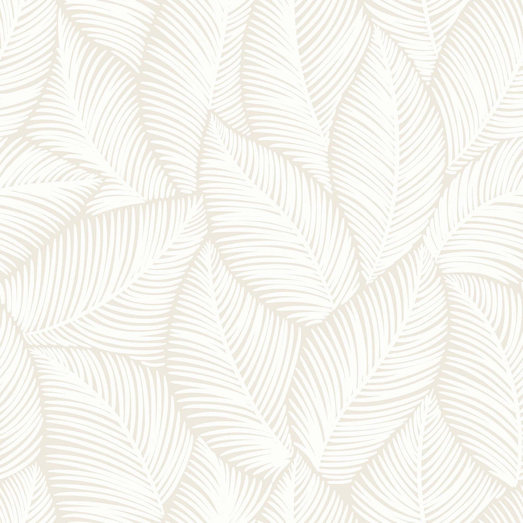 Vliestapete weiß, beige pflanzen